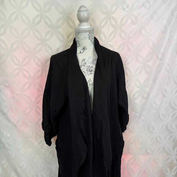 Obsession Milian London Paris Linen Made in Italy Duster Cardigan OS NWT - Picture 8 of 10